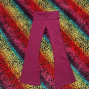 PINK Victoria's Secret Kids Magenta Flared Leggings